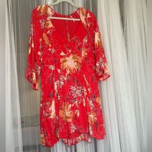 Free People | Button Back Floral | Dress with Pockets